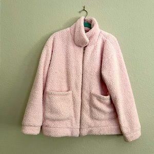 Pink Sherpa Fleece